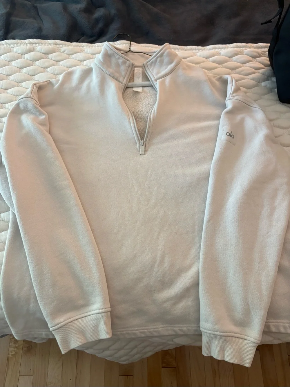 Alo Men's Half-Zip Pullover Sweater Size L